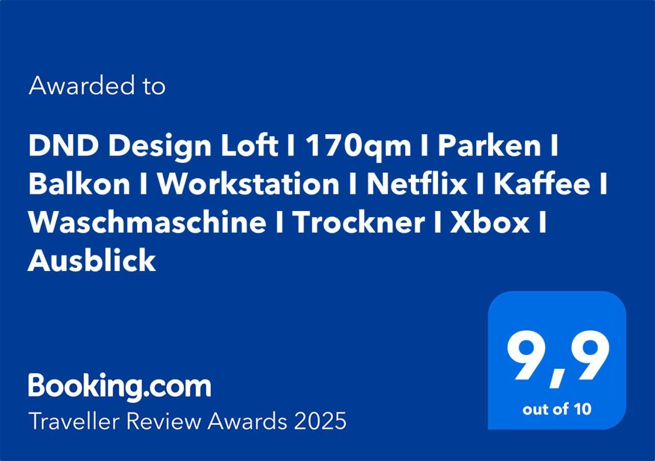 Appartement Dnd Design Loft I 170Qm I Parken I Balkon I Workstation I Netflix I Kaffee I Waschmaschine I Trockner I Xbox I Ausblick à Wurtzbourg Extérieur photo